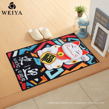 Modern design doormat plutus cat 3d printed rug
